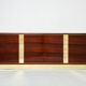 Commode Italienne en palissandre et laiton ISA Bergamo 1950