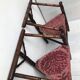 Pair of antique English triangular armchairs 1900s