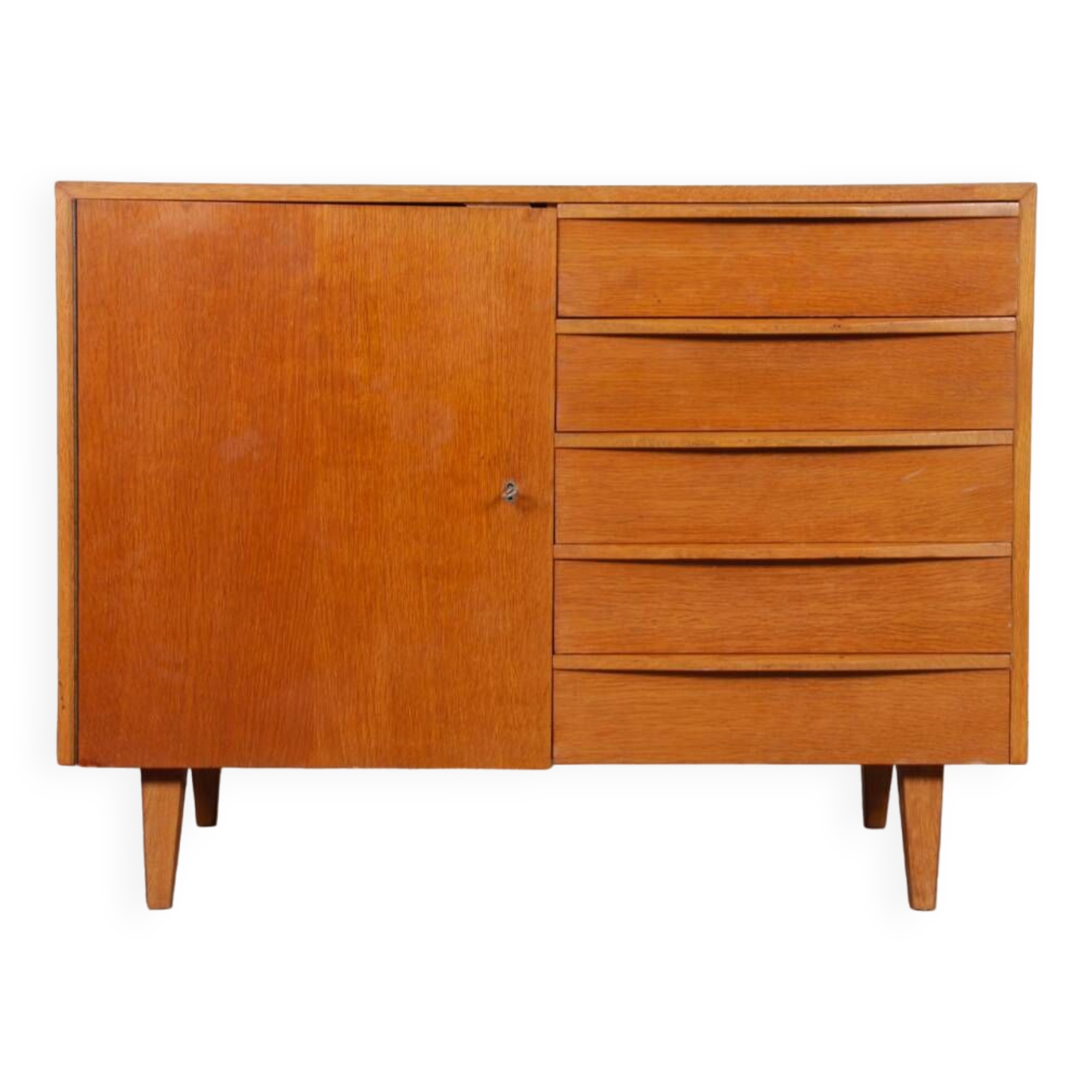 Commode en bois produite par Drevozpracujici podnik, 1960