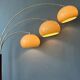 Lampadaire vintage Dijkstra Space Age Mushroom Triple Arc