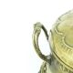 Rococo sugar bowl, silver-plated brass, Poland, early 20th century