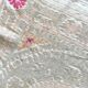 Vintage hand-embroidered tablecloth 150x156 cm