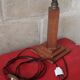 Pied de lampe en chêne années 50
