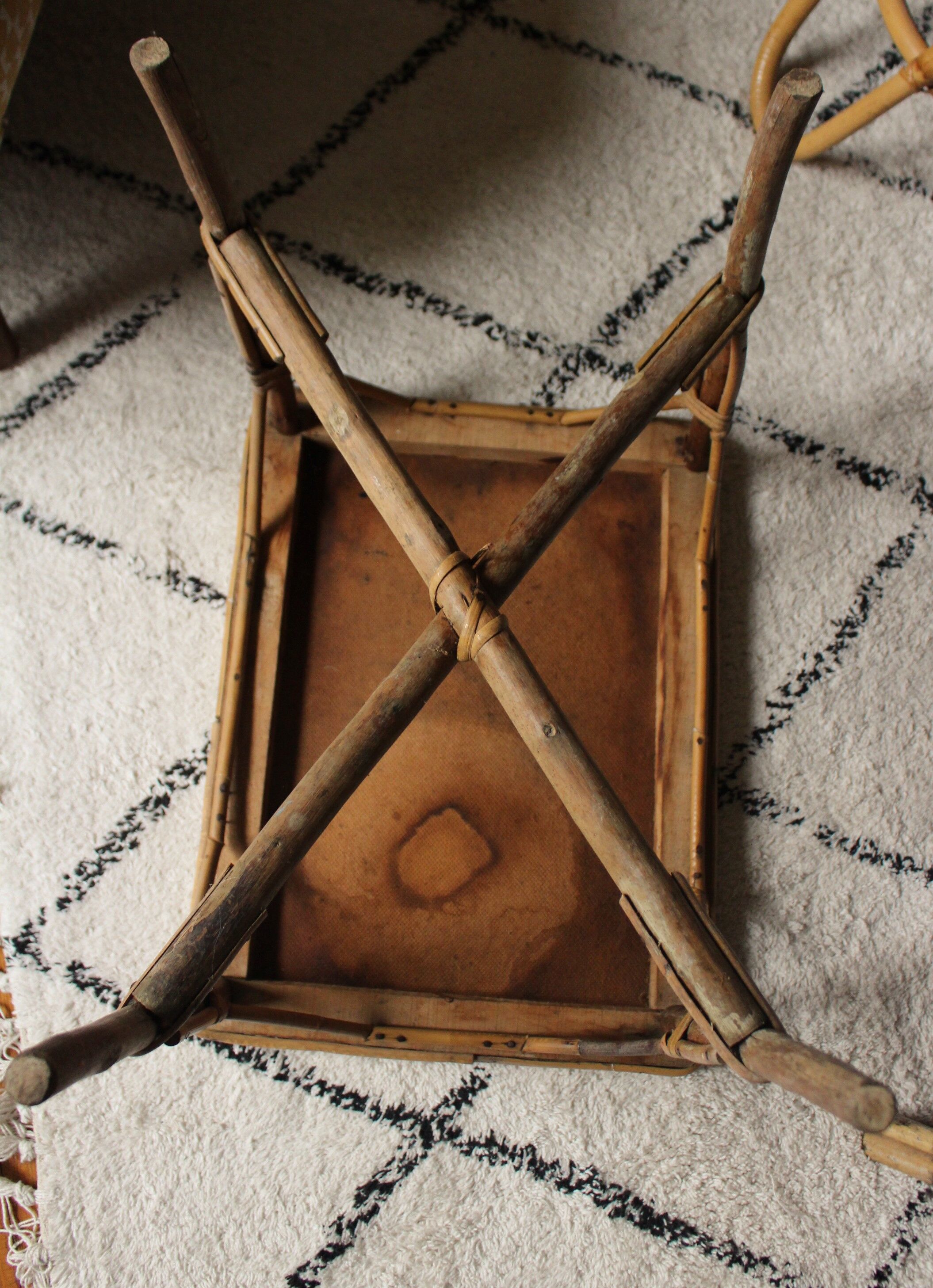 Rattan woven wicker coffee table