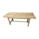 Farmhouse table bois brut