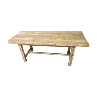 Farmhouse table bois brut