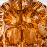 Pique flowers color copper vintage