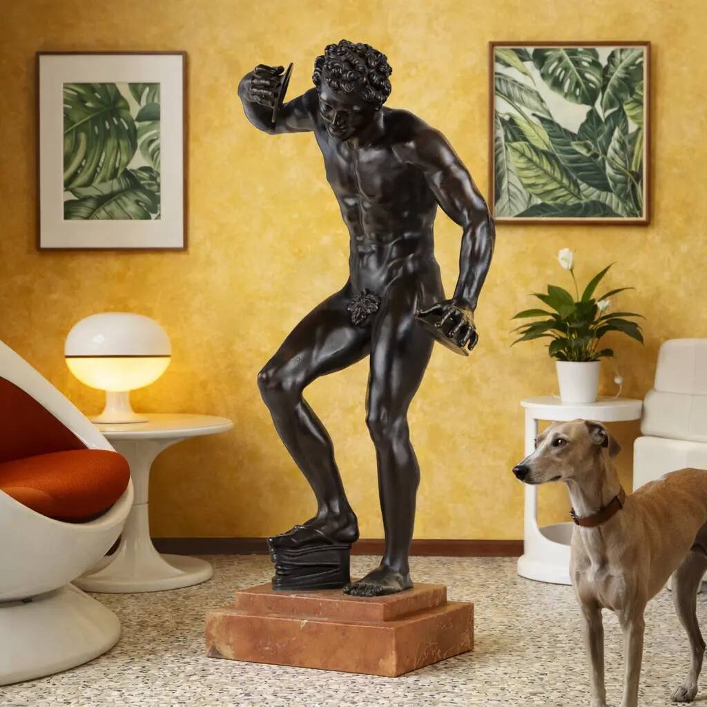 Ancient sculpture on a mythological subject Italy 19th century