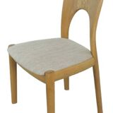 Set van 4 lichte eiken stoelen Niels Koefoed 'Morten' 'Vordingborg'