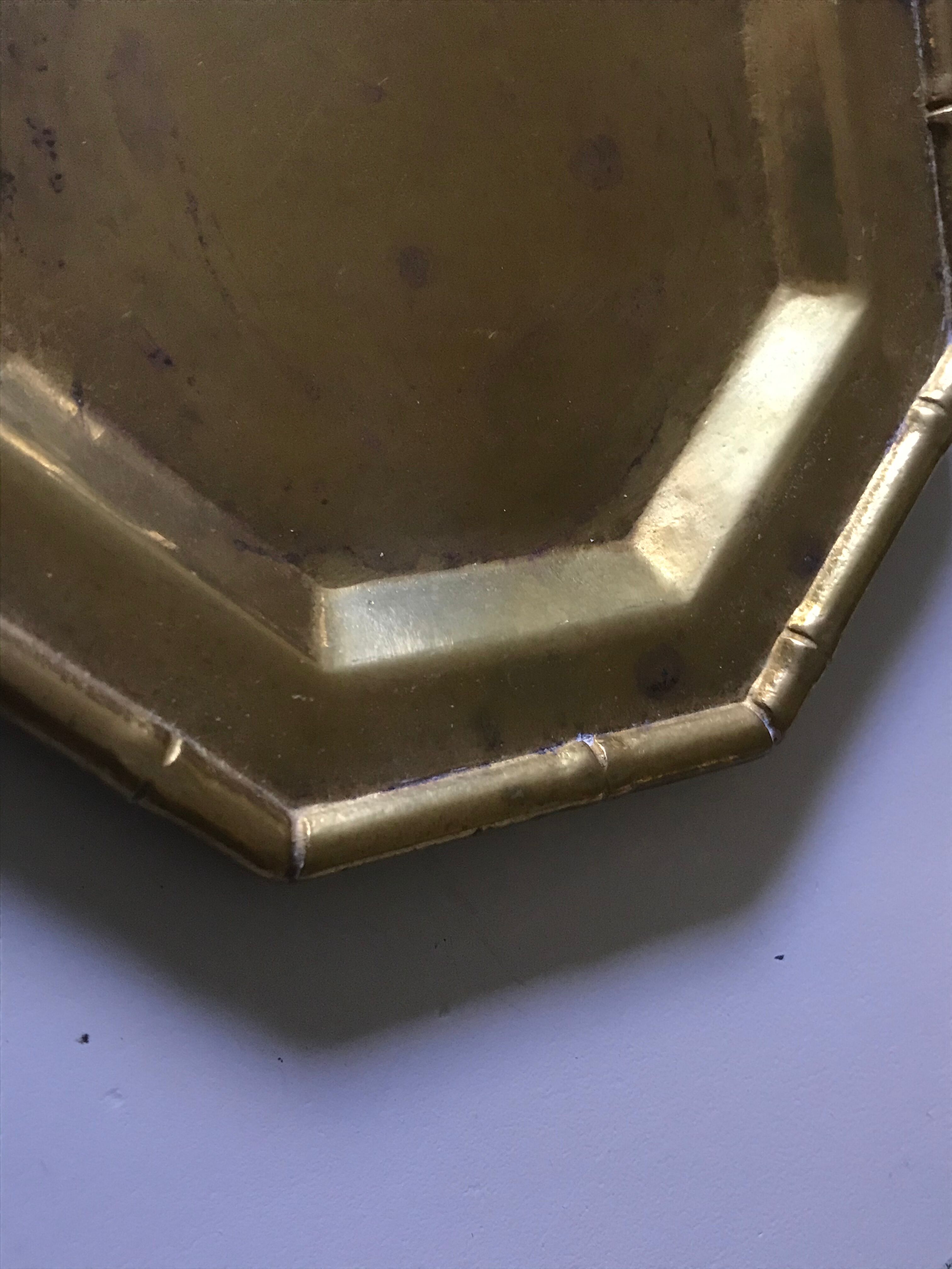 Pair of brass pockets