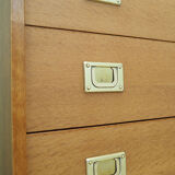 Commode en frêne, design danois, années 1970, production : Westergaard