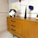 Vintage low sideboard set with matching wall unit.