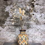 Vase Marocain Safi jaune et noir