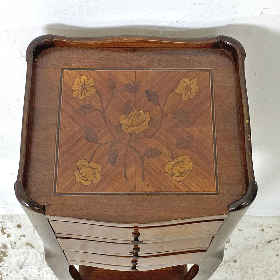 Bedside table Louis XV style
