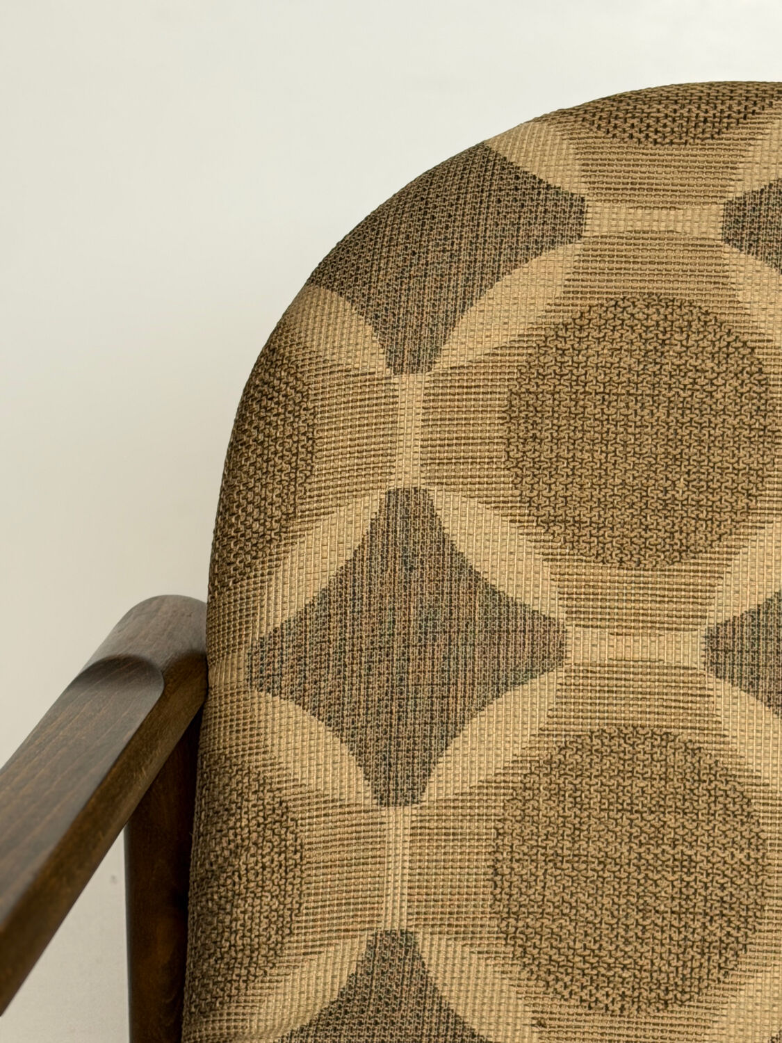 Vintage wooden armchair – 1970s design