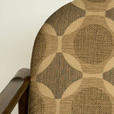 Vintage wooden armchair – 1970s design