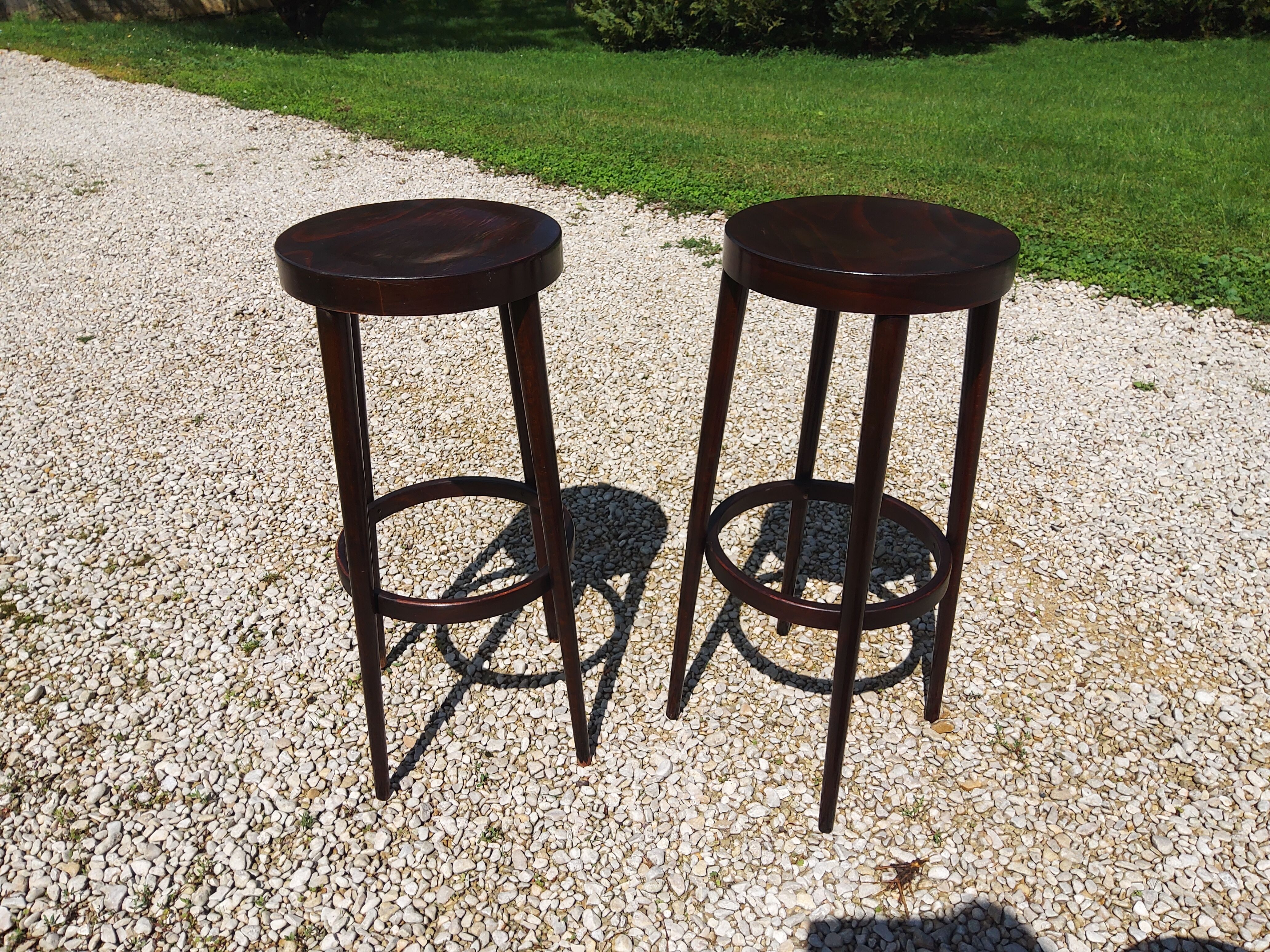 Set of 3 Baumann stools