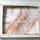 Tableau, peinture abstraite tons orangés, années 60