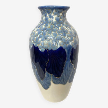 Tharaud, important vase porcelaine limoges art déco début xxème