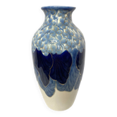 Tharaud, important Limoges Art Deco porcelain vase from the early 20th century