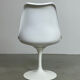 4x Eero Saarinen Tulip Chairs white leather