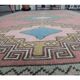 Vintage Turkish Oushak Handmade Pink Wool Rug 122x201