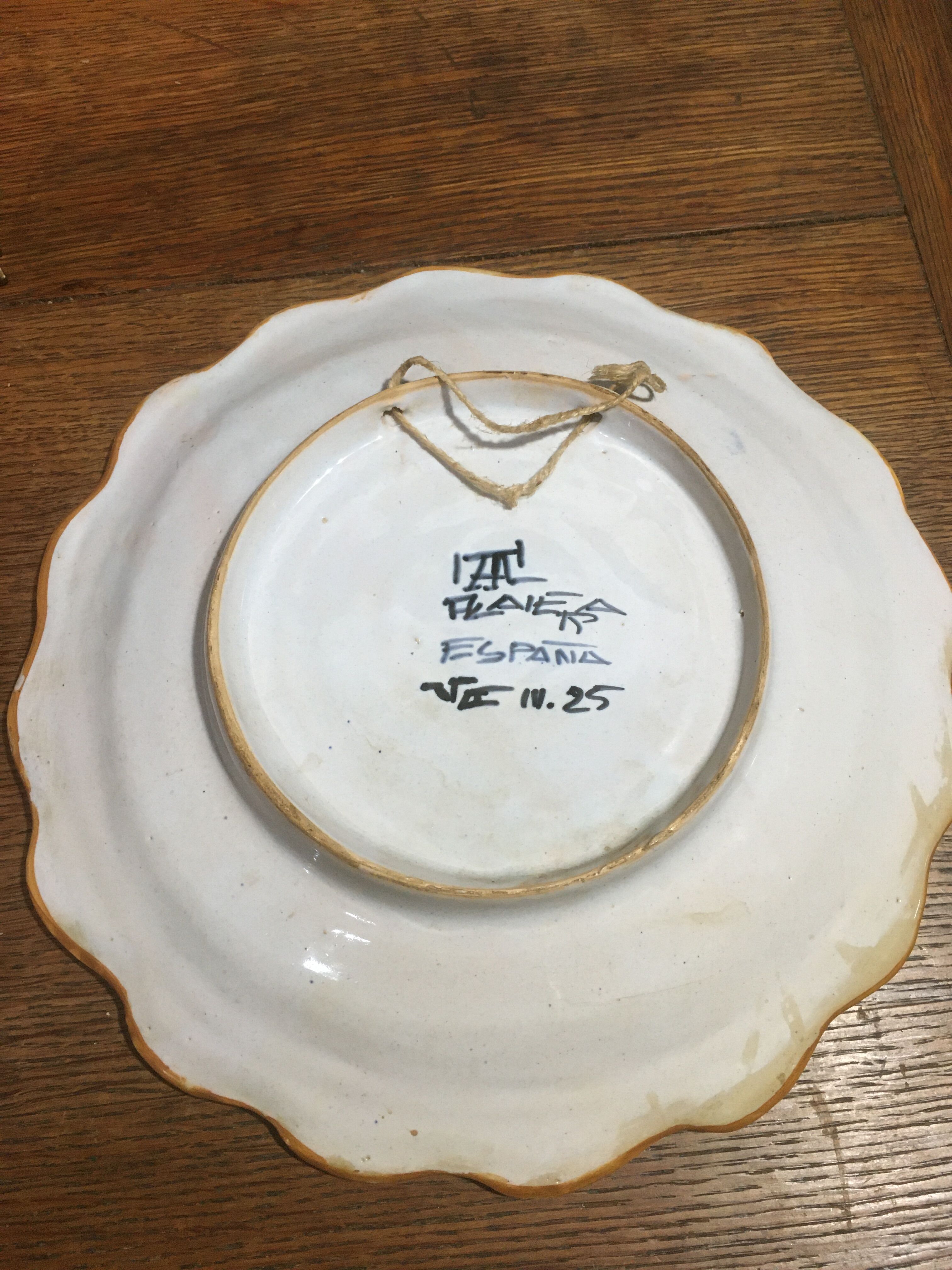 Assiette décorative "Flaiera-Espana"