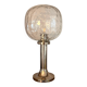 glass table lamp by Kombinat veb leuchtenbau - 1960s