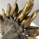 Brass Sunflower Parquet Lamp