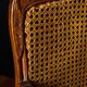 🪑 Pair of Louis XV caned armchairs in carved solid wood