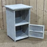 1950s lloyd loom nightstand