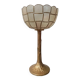 Gold metal and mother-of-pearl lamp from the 70s