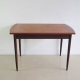 Folding teak dining table