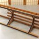 Vintage beech sledge Davos Germina 60/70 made in Gdr