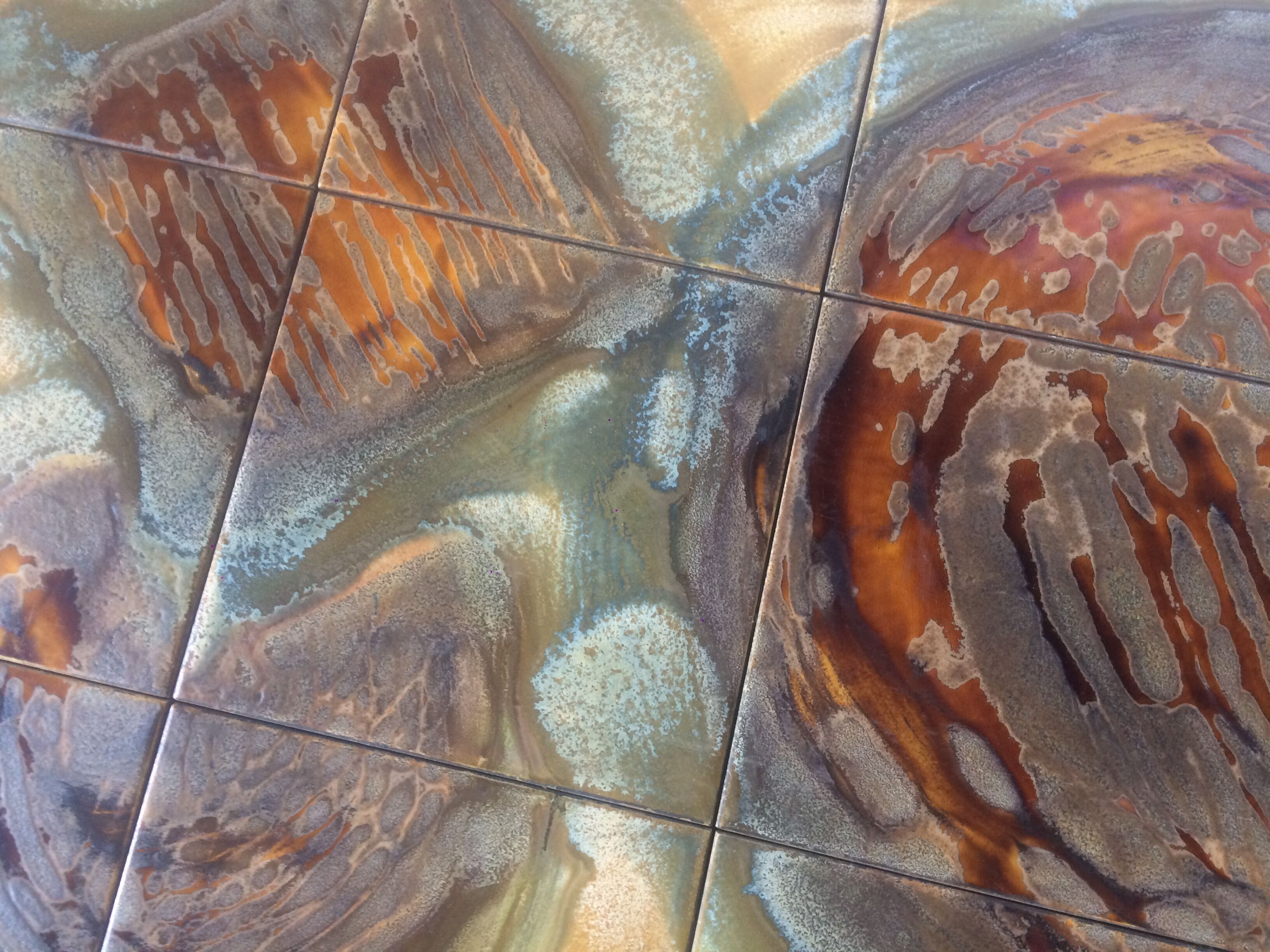 Ceramics coffee table by J. Belarti & J.d’Asti