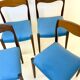 Suite de 4 chaises scandinaves, 1960s