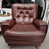 Vintage leather armchair
