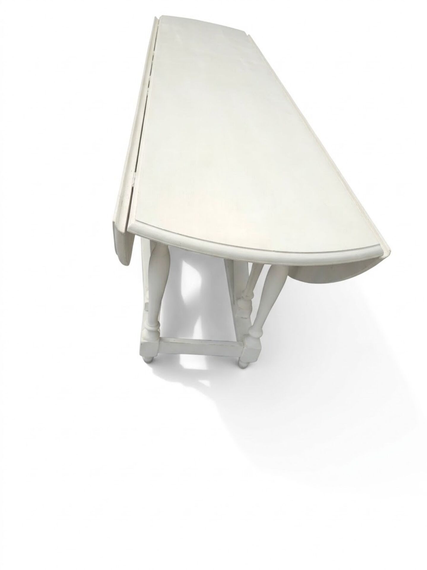 Patinated wooden table leg