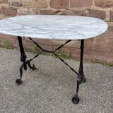 Bistrot table marble and cast iron Parisian café Bistro table vintage bohemian