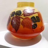 Glass vase art deco 1930