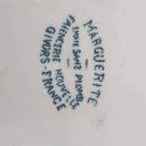 Four Marguerite plates