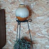 Wrought iron side table from the 1950s.