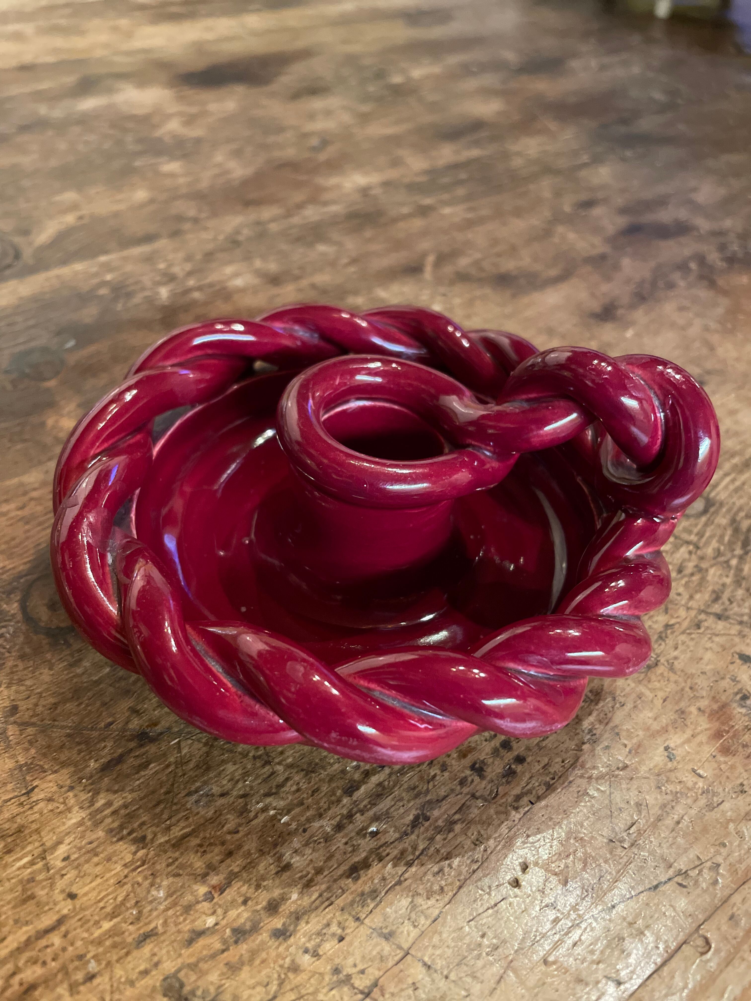 Ceramic candle holder 1950