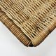 Long side table by Carl Aubock, flower bench, rattan, wicker, Austria, 1950s