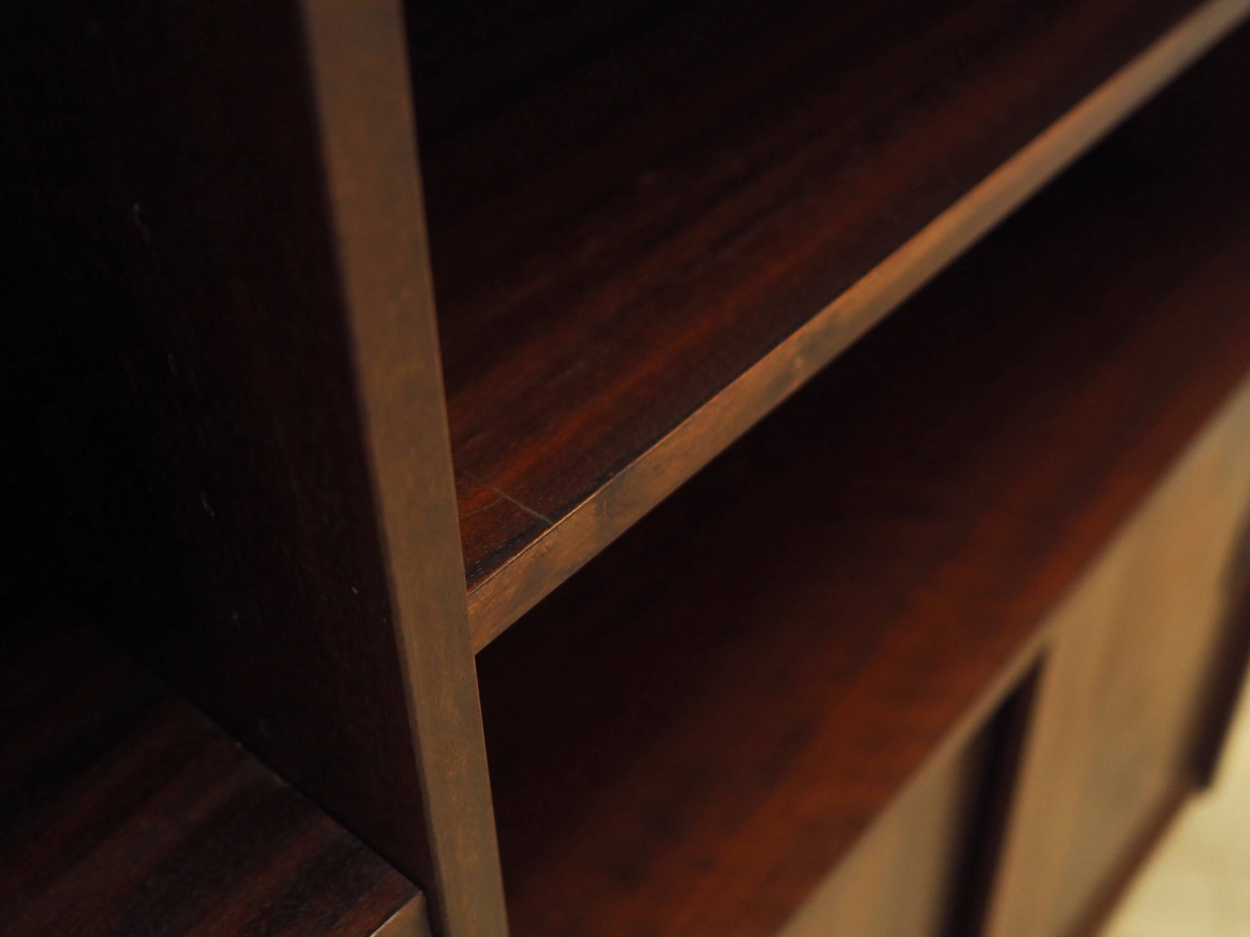 Rosewood bookcase, Danish design, 1970s, production: Farsø Møbelfabrik