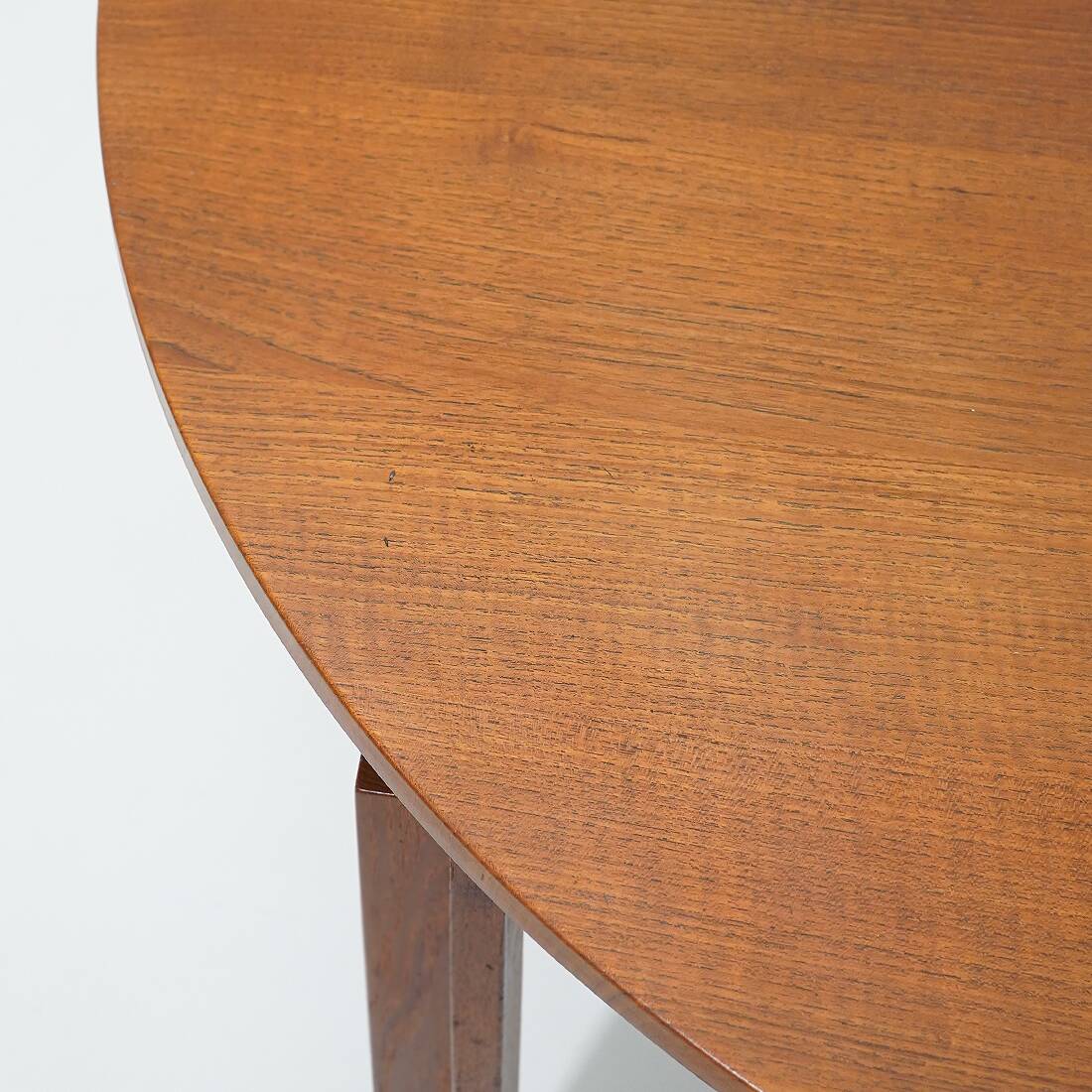 Extendable round table by Inge Klingeberg for France e Son, 1960s