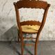 4 old straw chairs / rope