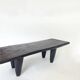Solid wood bench or coffee table 108 cm – Unique Senufo piece, craftsmanship