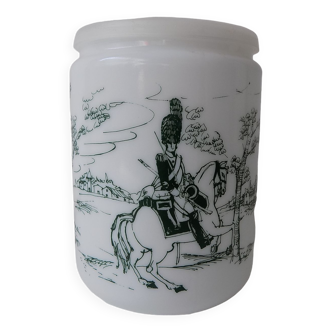 Pot opaline Napoléon bataille d'Austerlitz