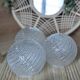 Set of 3 antique globes (L-0238)